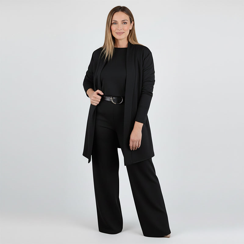 FLORIS 3-Piece Set Including Long Cardigan, Top, and Pants