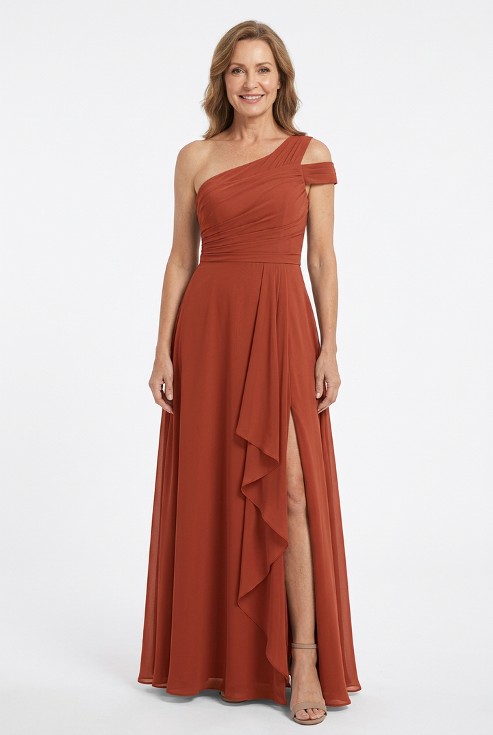 Aurelia One-Shoulder Maxi Gown