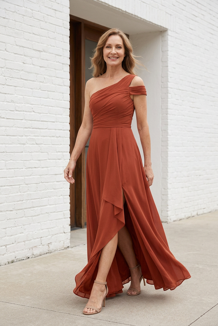 Aurelia One-Shoulder Maxi Gown