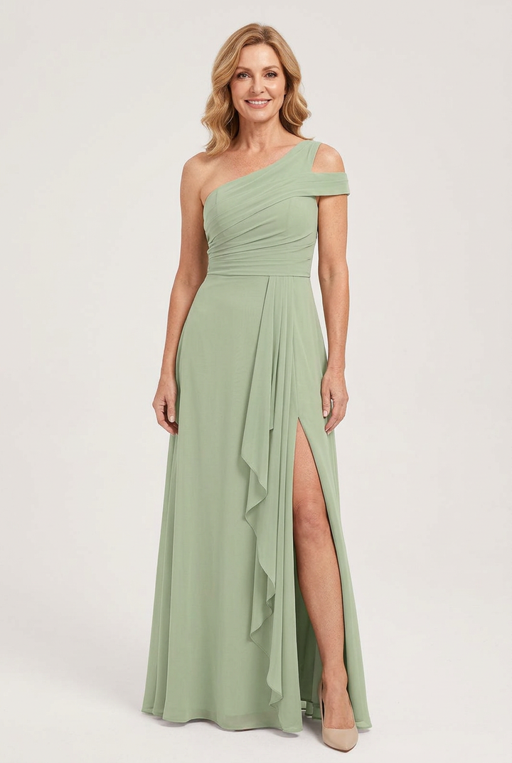Aurelia One-Shoulder Maxi Gown