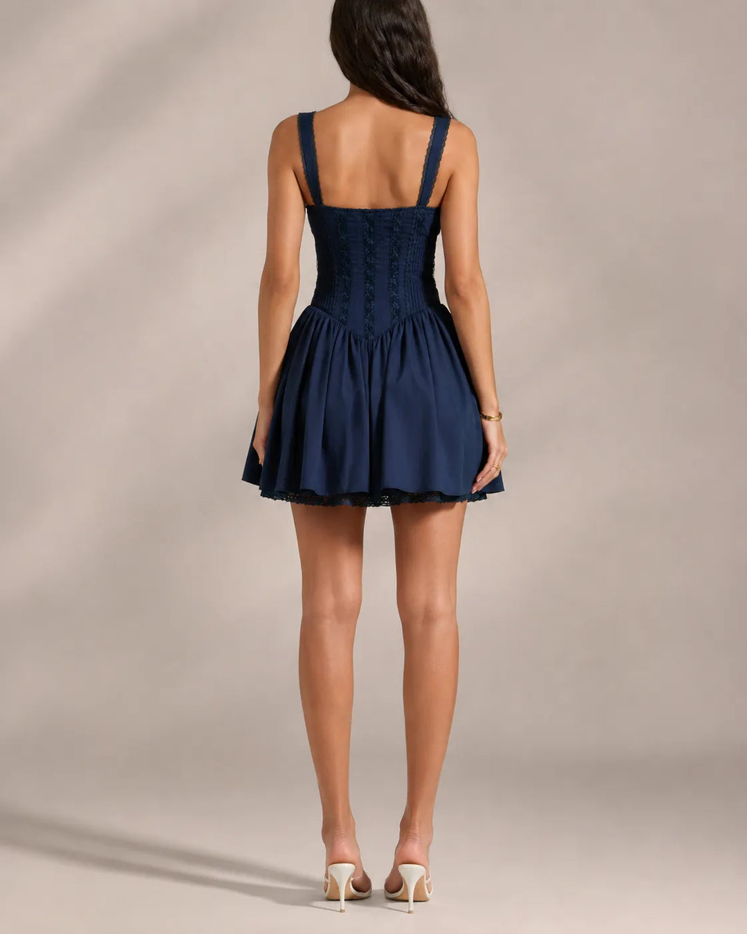 Elara | Off-Shoulder Corset Mini Dress