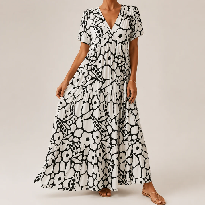 BOHEMIAN PRESSED DRESS FOR WOMEN