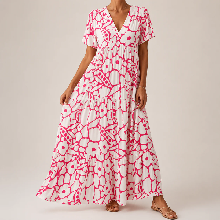 BOHEMIAN PRESSED DRESS FOR WOMEN