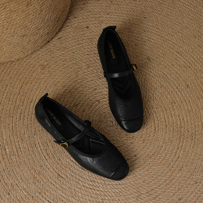 Wani | Leather Flats