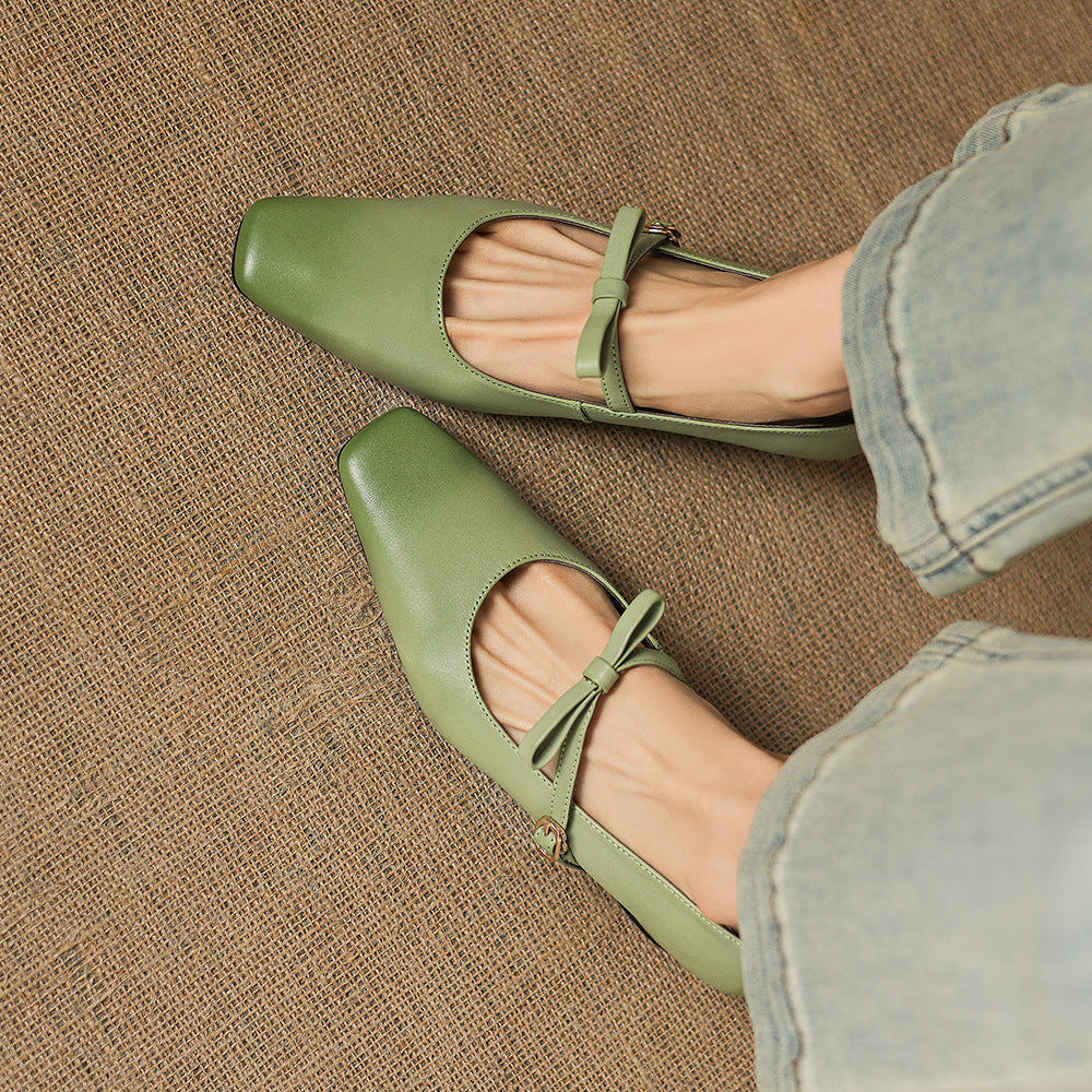 Bryony | Bow-Strap Mary Jane Pump