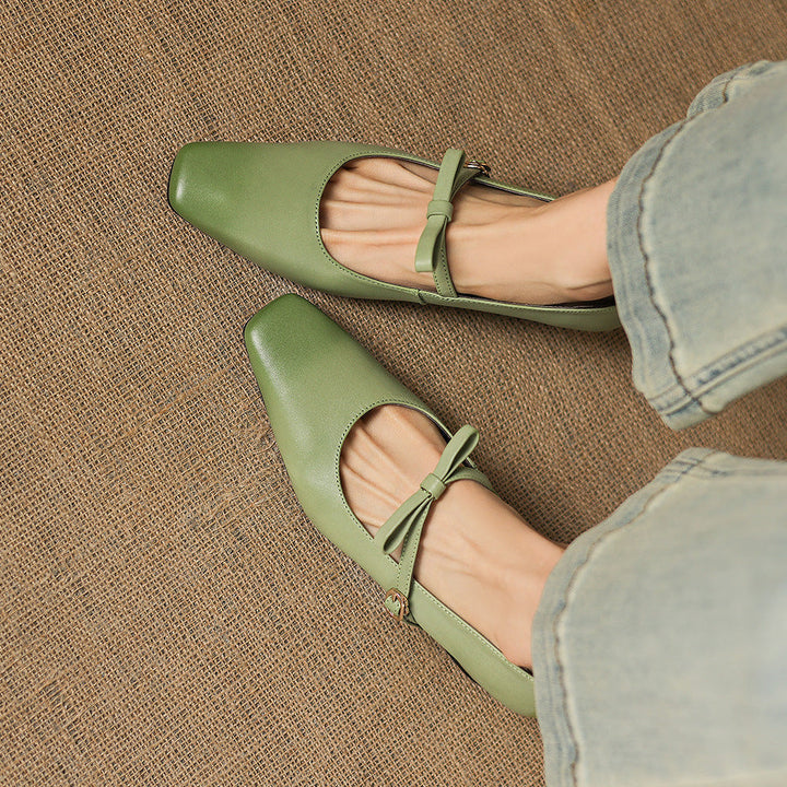 Bryony | Bow-Strap Mary Jane Pump