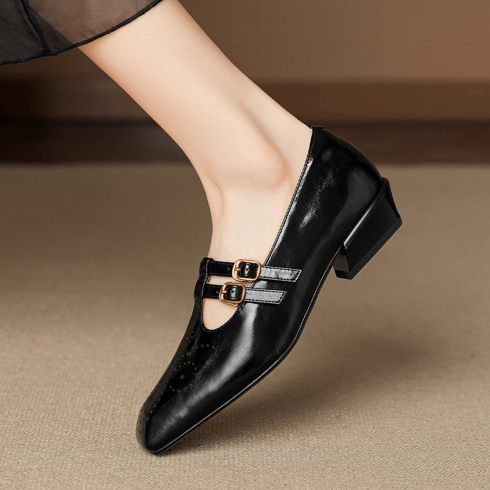 Marisol | Brogued Dual-Strap  Pump