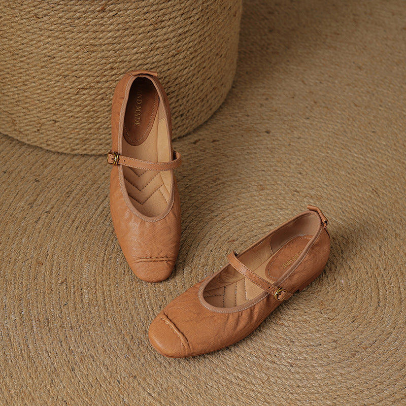 Wani | Leather Flats