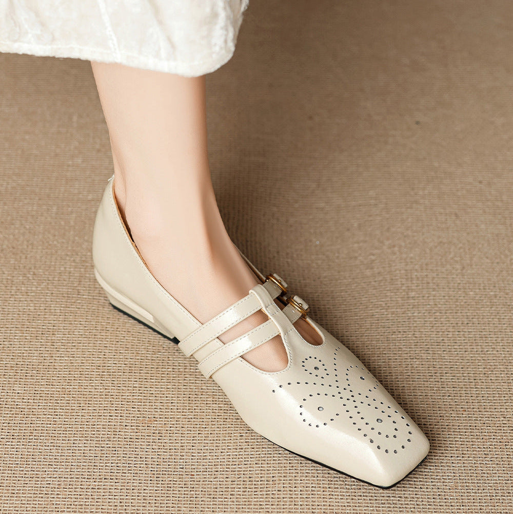 Marisol | Brogued Dual-Strap  Pump