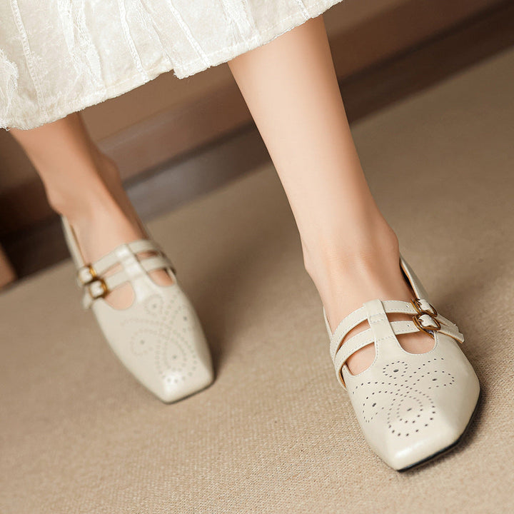 Marisol | Brogued Dual-Strap  Pump