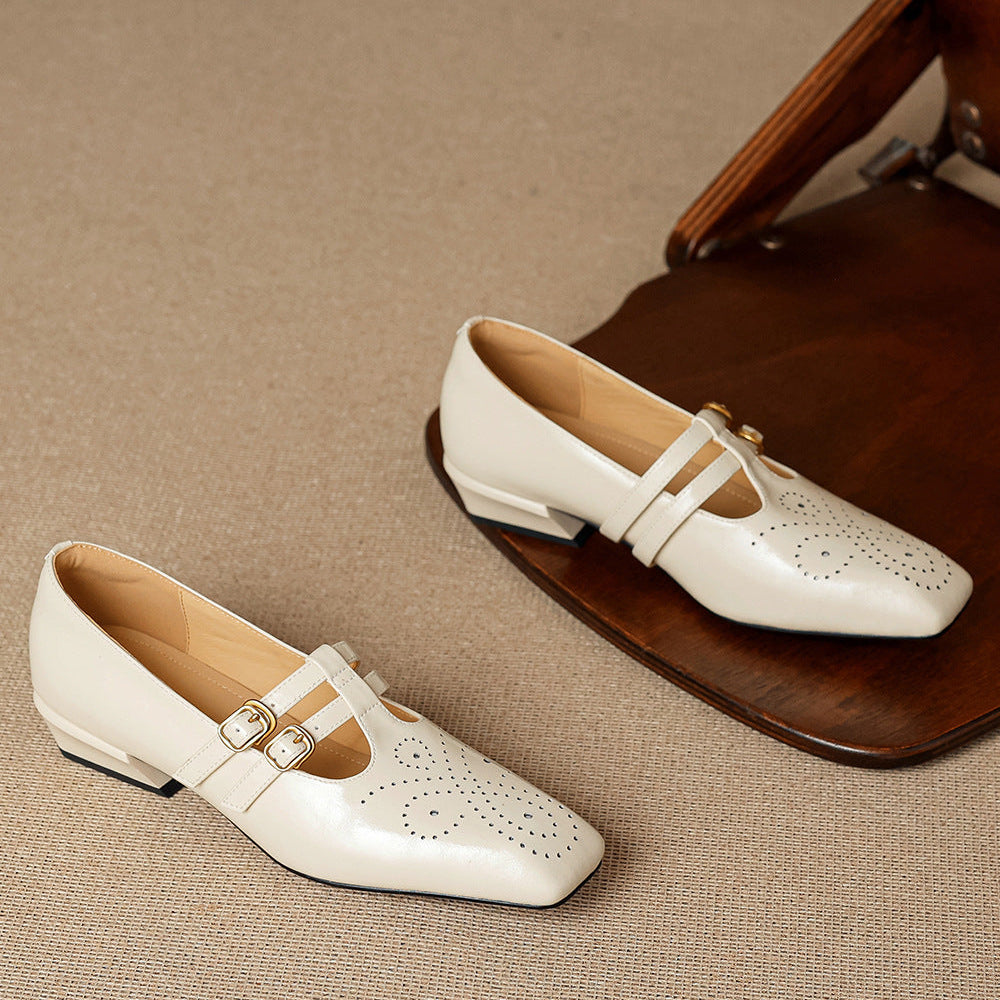 Marisol | Brogued Dual-Strap  Pump