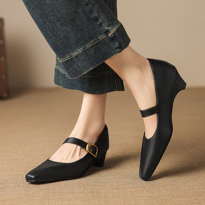 Zorae | Paneled Mary Jane Heel