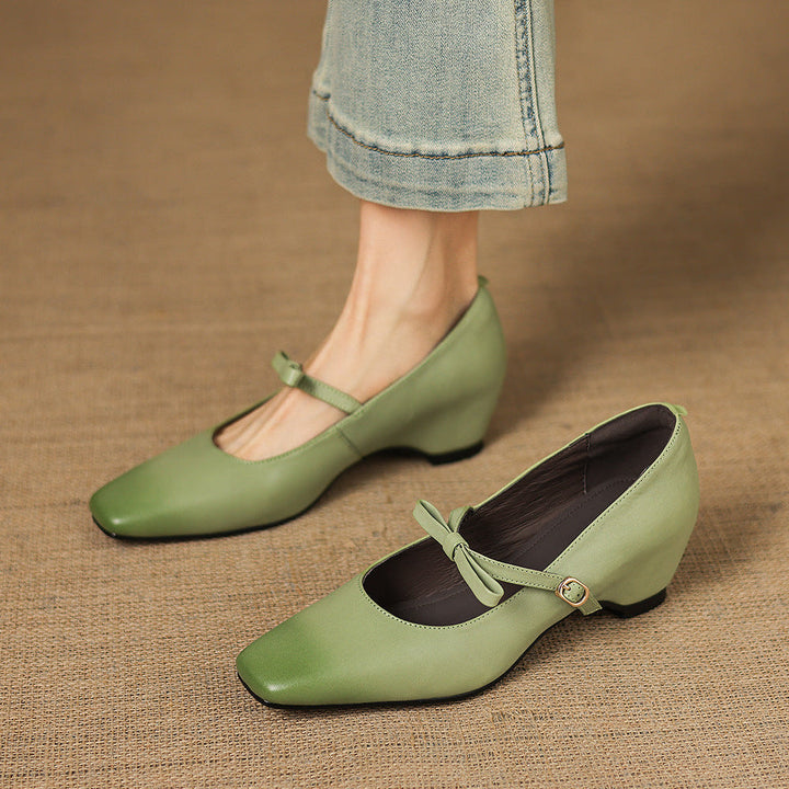 Bryony | Bow-Strap Mary Jane Pump