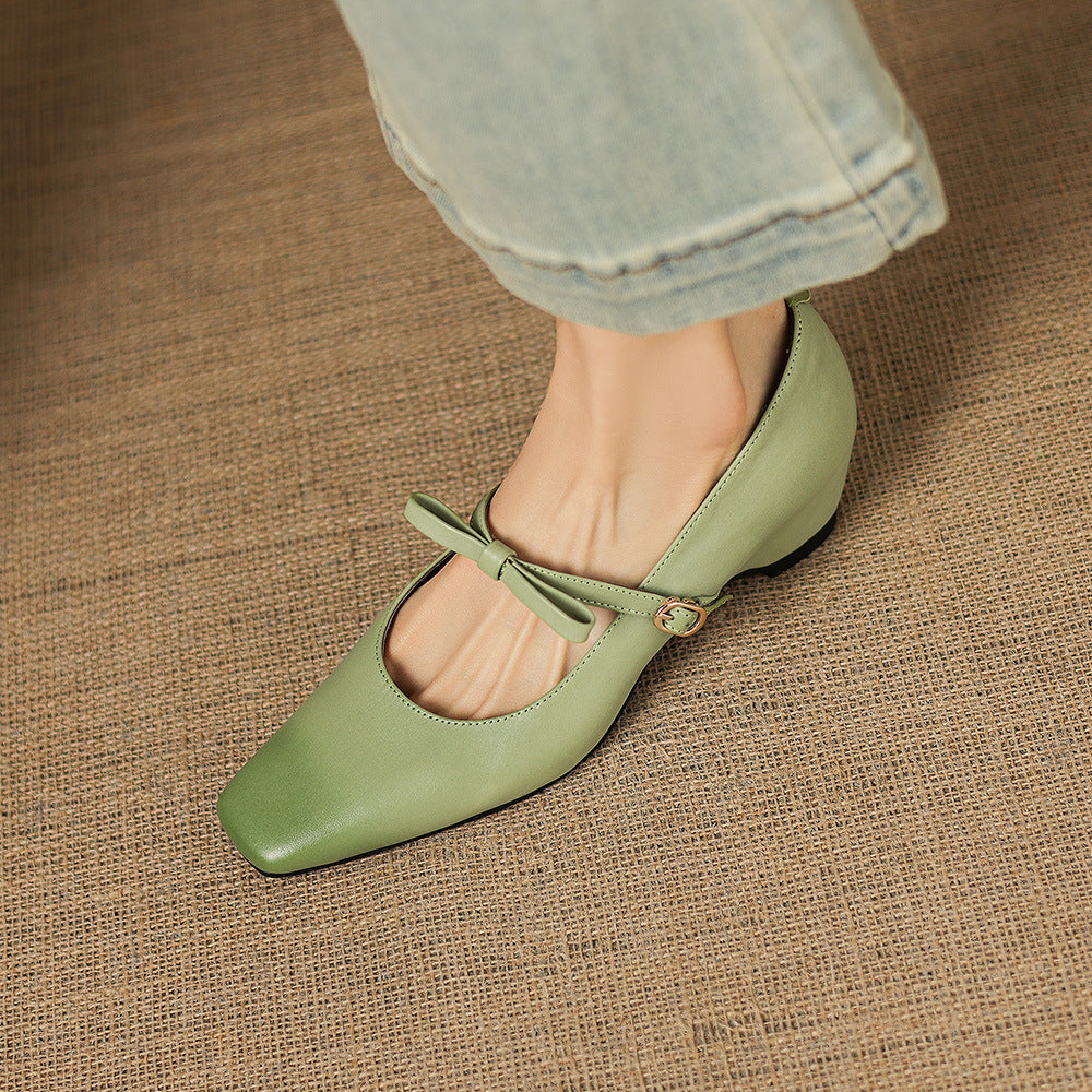 Bryony | Bow-Strap Mary Jane Pump