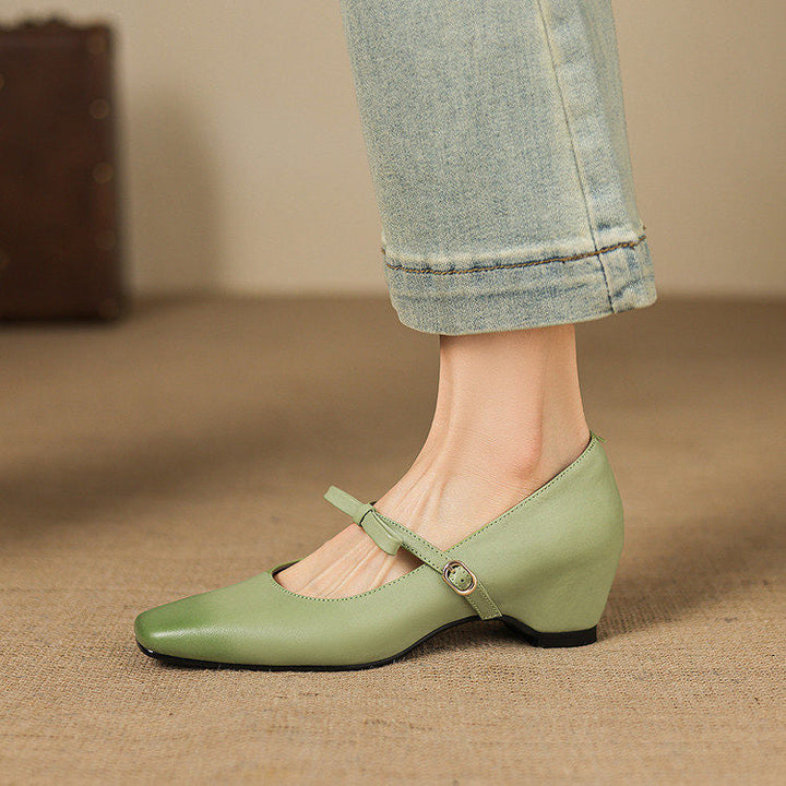 Bryony | Bow-Strap Mary Jane Pump
