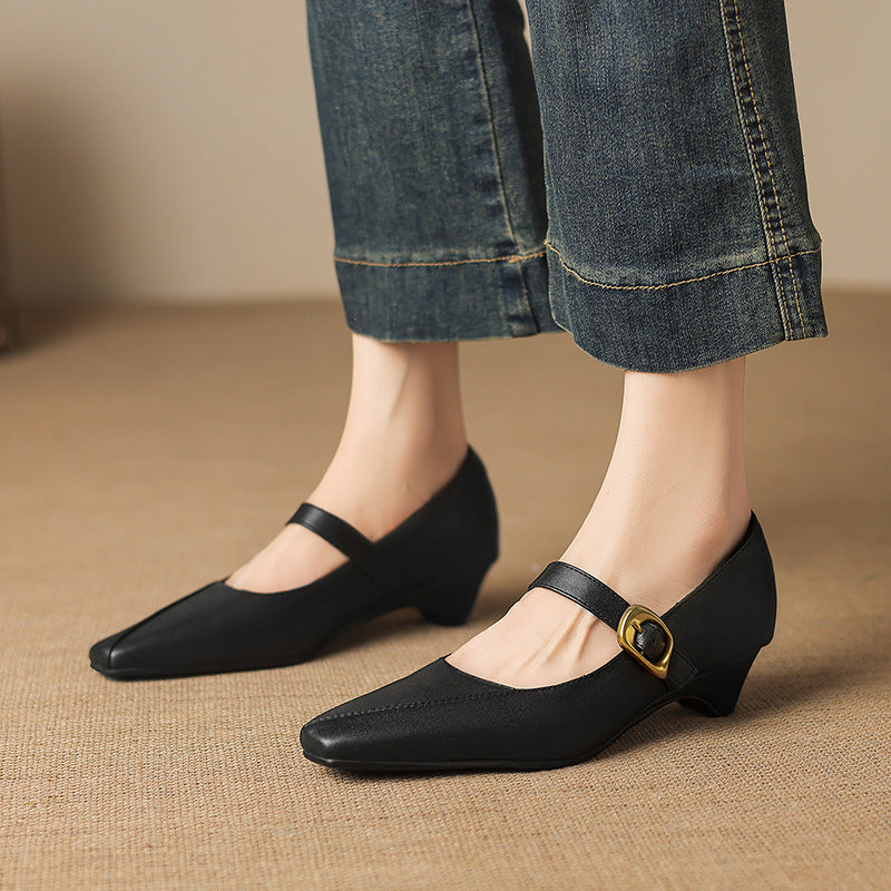 Zorae | Paneled Mary Jane Heel
