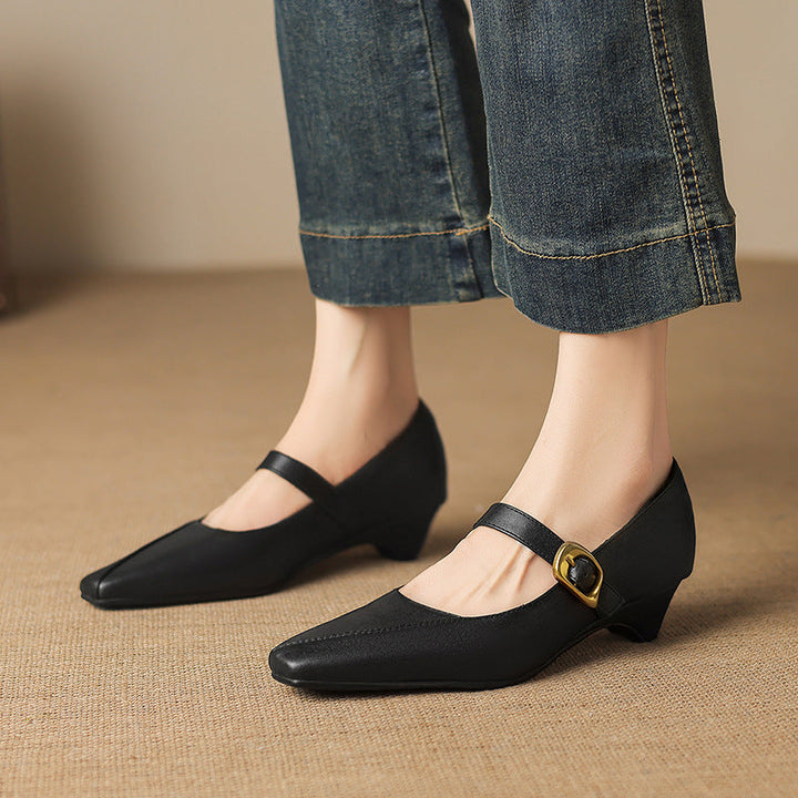 Zorae | Paneled Mary Jane Heel