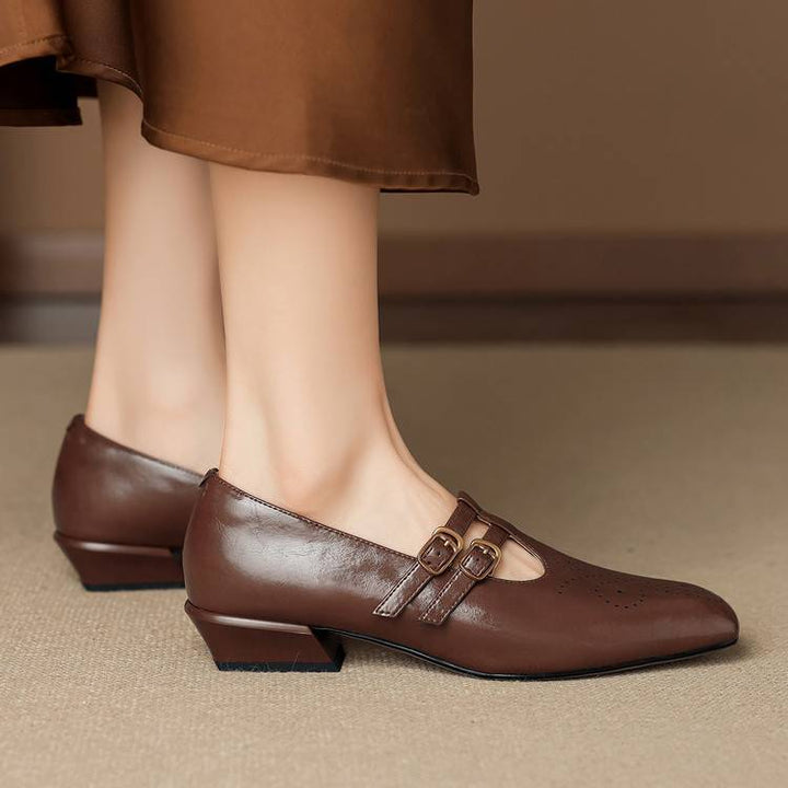 Marisol | Brogued Dual-Strap  Pump