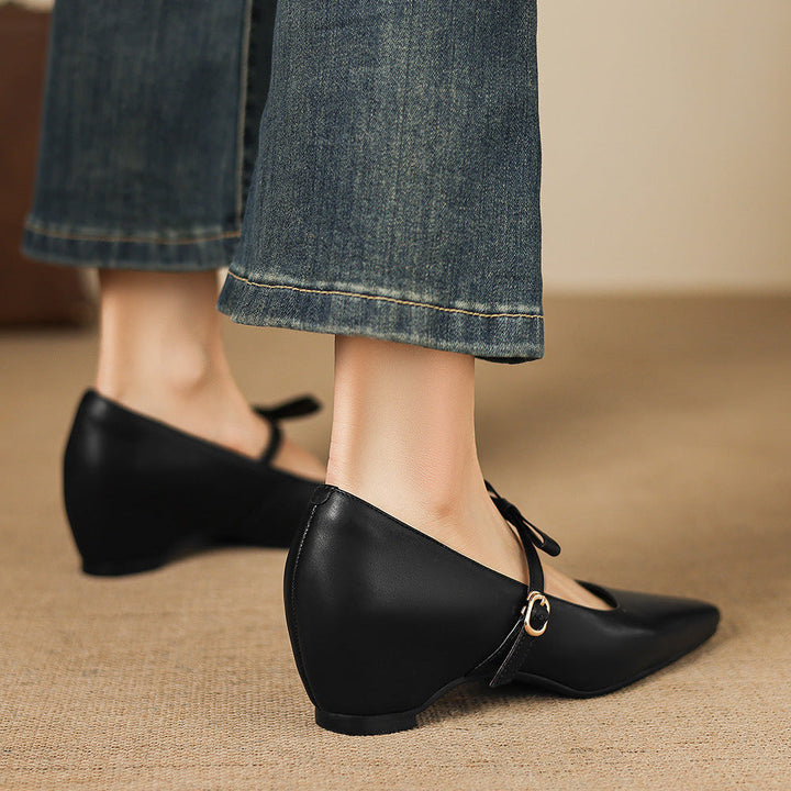 Bryony | Bow-Strap Mary Jane Pump