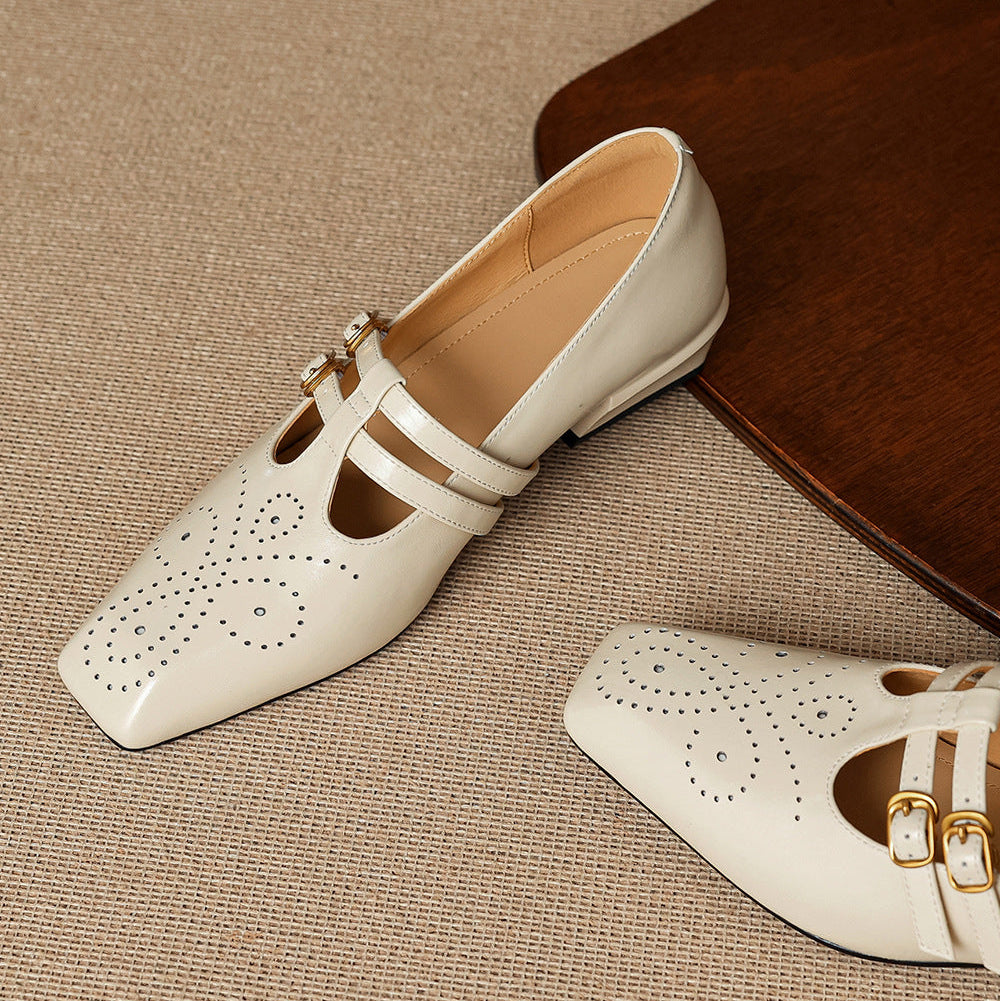 Marisol | Brogued Dual-Strap  Pump