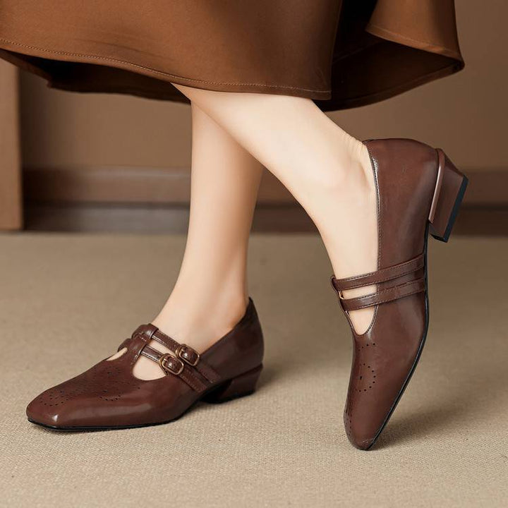Marisol | Brogued Dual-Strap  Pump