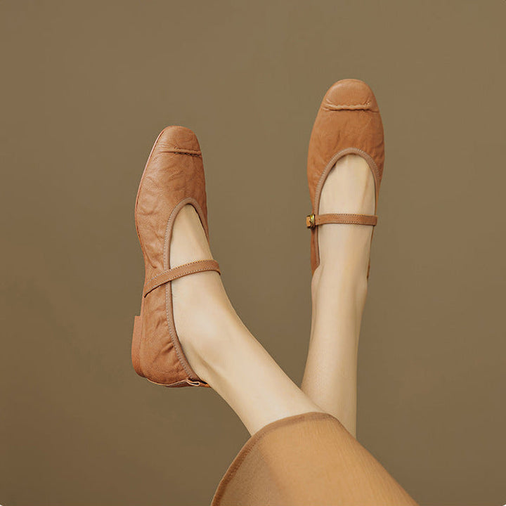 Wani | Leather Flats