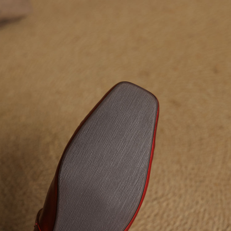 Verity | Square-Toe Mary Jane Flat