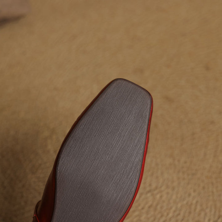 Verity | Square-Toe Mary Jane Flat