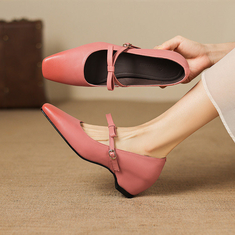 Bryony | Bow-Strap Mary Jane Pump