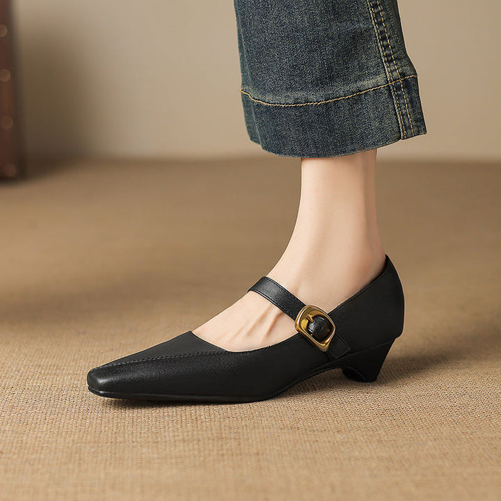 Zorae | Paneled Mary Jane Heel