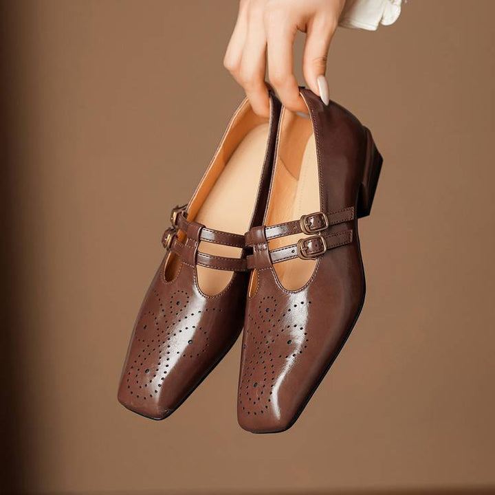 Marisol | Brogued Dual-Strap  Pump