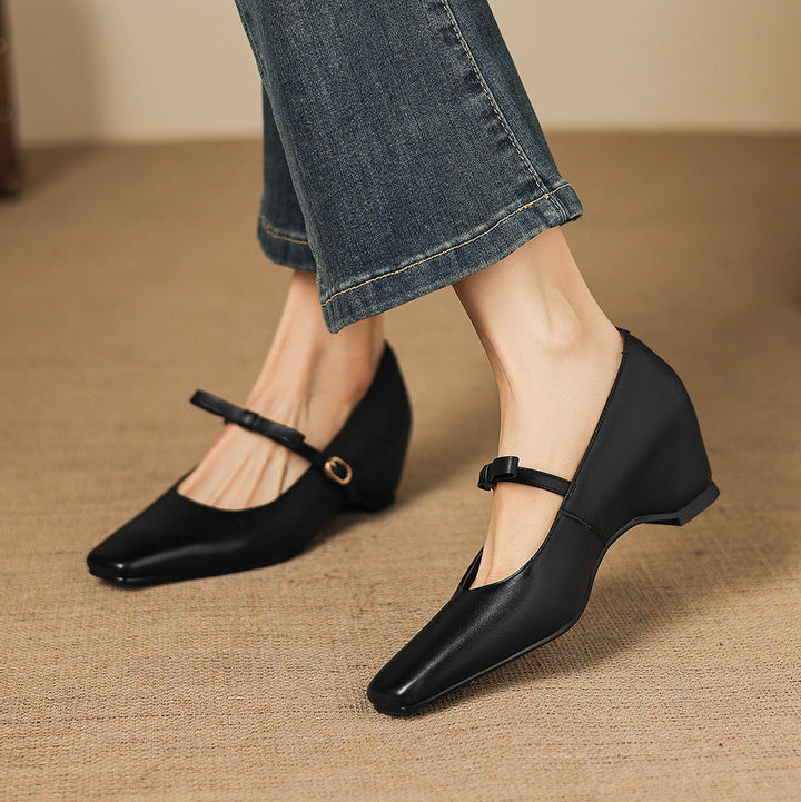 Bryony | Bow-Strap Mary Jane Pump
