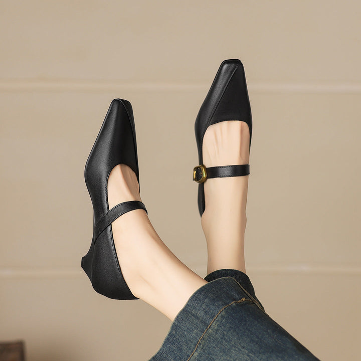 Zorae | Paneled Mary Jane Heel