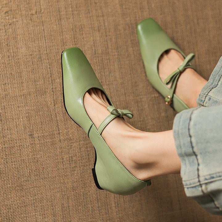 Bryony | Bow-Strap Mary Jane Pump