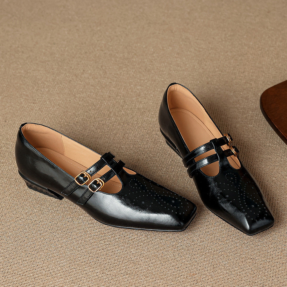 Marisol | Brogued Dual-Strap  Pump