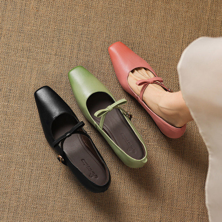 Bryony | Bow-Strap Mary Jane Pump