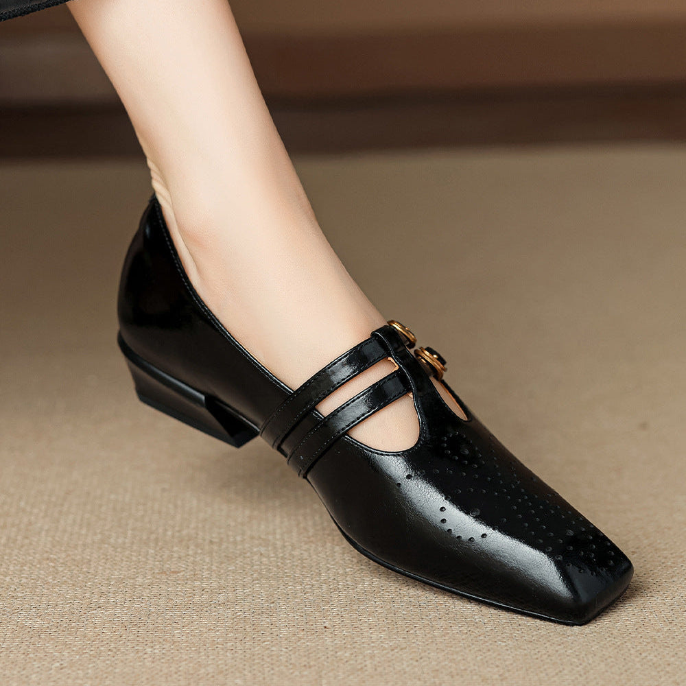 Marisol | Brogued Dual-Strap  Pump