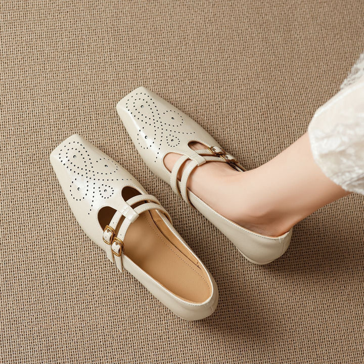 Marisol | Brogued Dual-Strap  Pump
