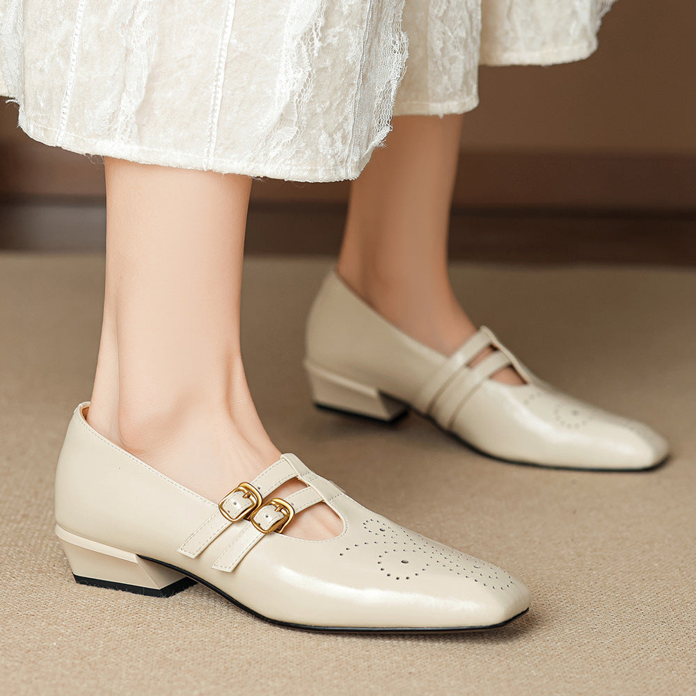 Marisol | Brogued Dual-Strap  Pump