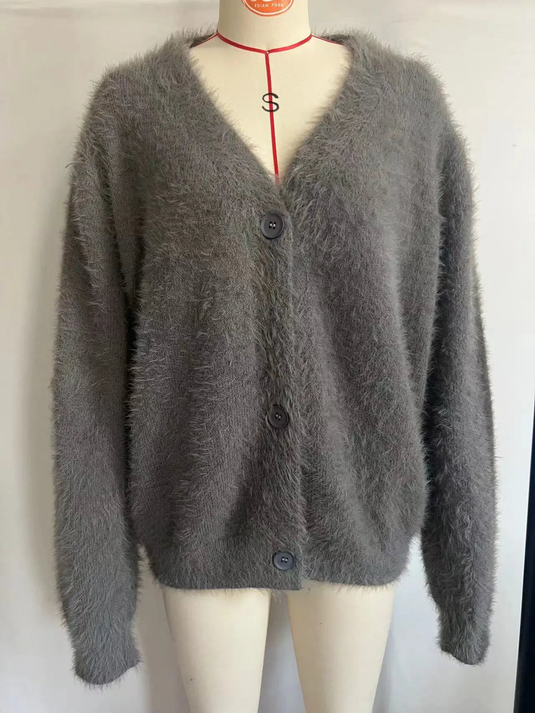 Cloud-Soft V-Neck Button Cardigan