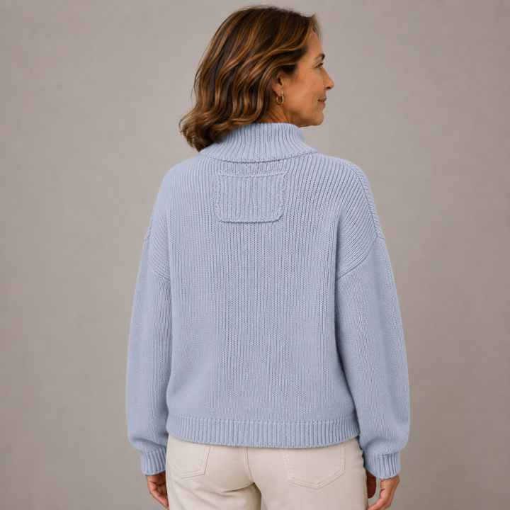 Augusta™ Stand Collar Button Cardigan