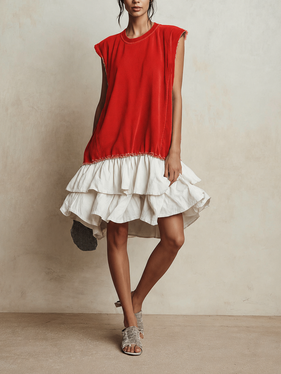 Ilaria | Casual Color-Block Vacation Dress, Relaxed Fit
