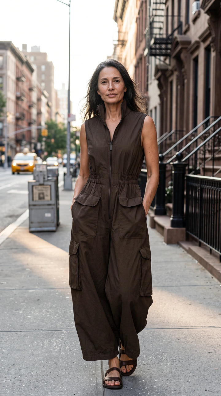 Ursula™ Utility Cargo Jumpsuit
