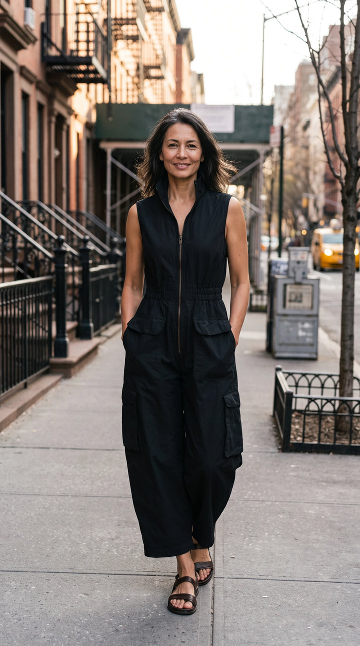 Ursula™ Utility Cargo Jumpsuit