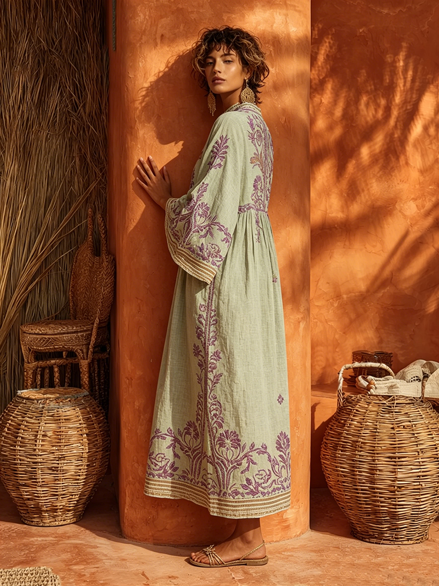 Elena™ | Mediterranean Maxi Dress