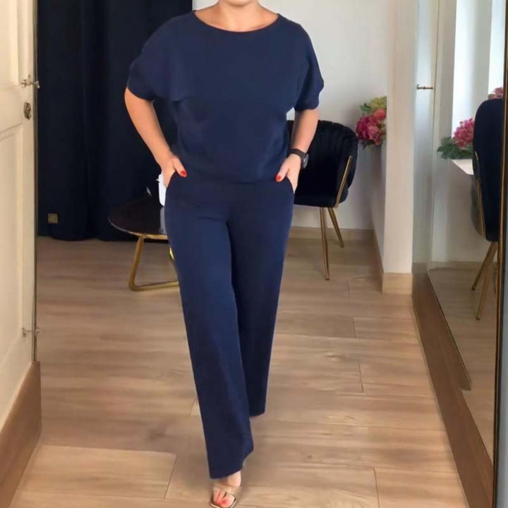 FLORIS 3-Piece Set Including Long Cardigan, Top, and Pants