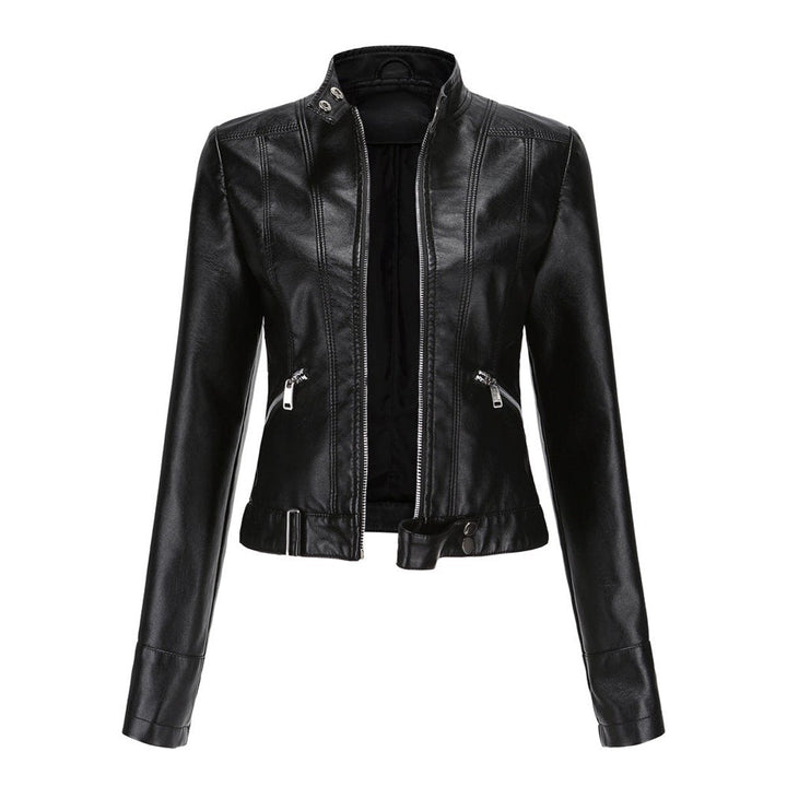 LUANA | Cropped Moto Jacket