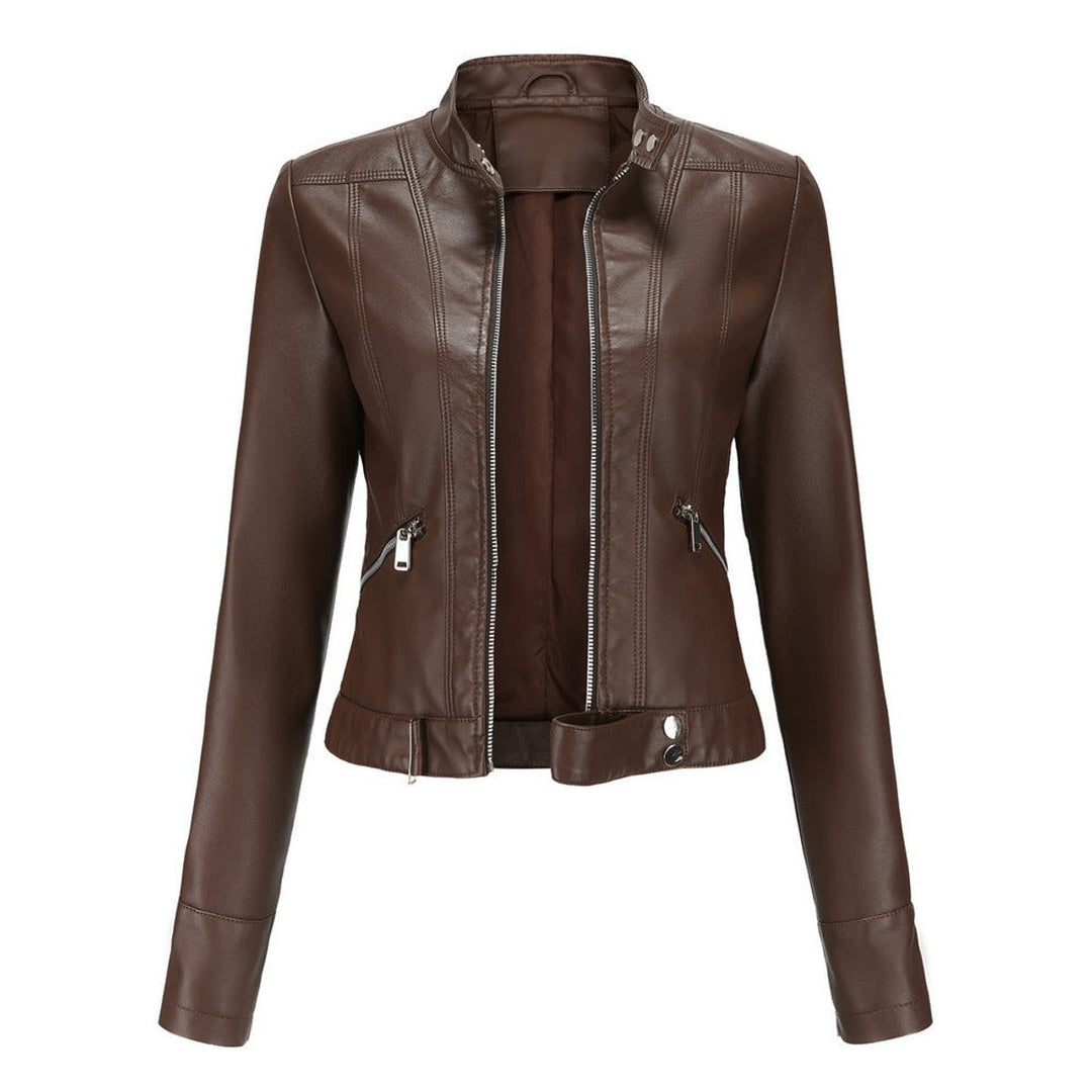 LUANA | Cropped Moto Jacket