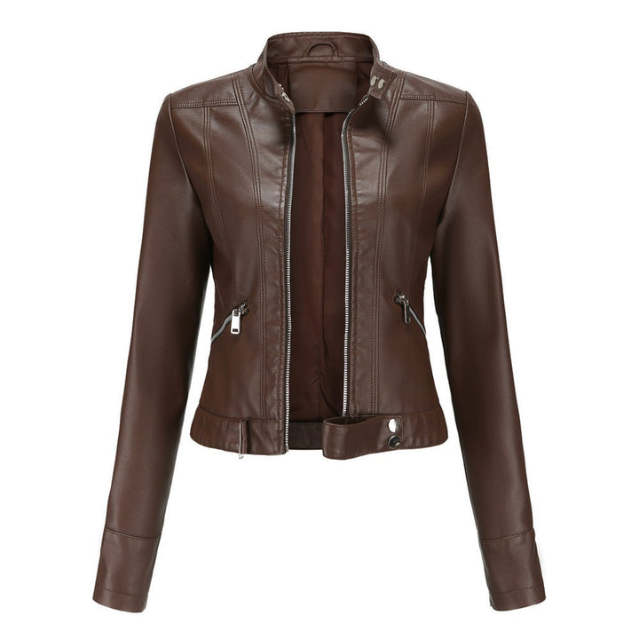 LUANA | Cropped Moto Jacket