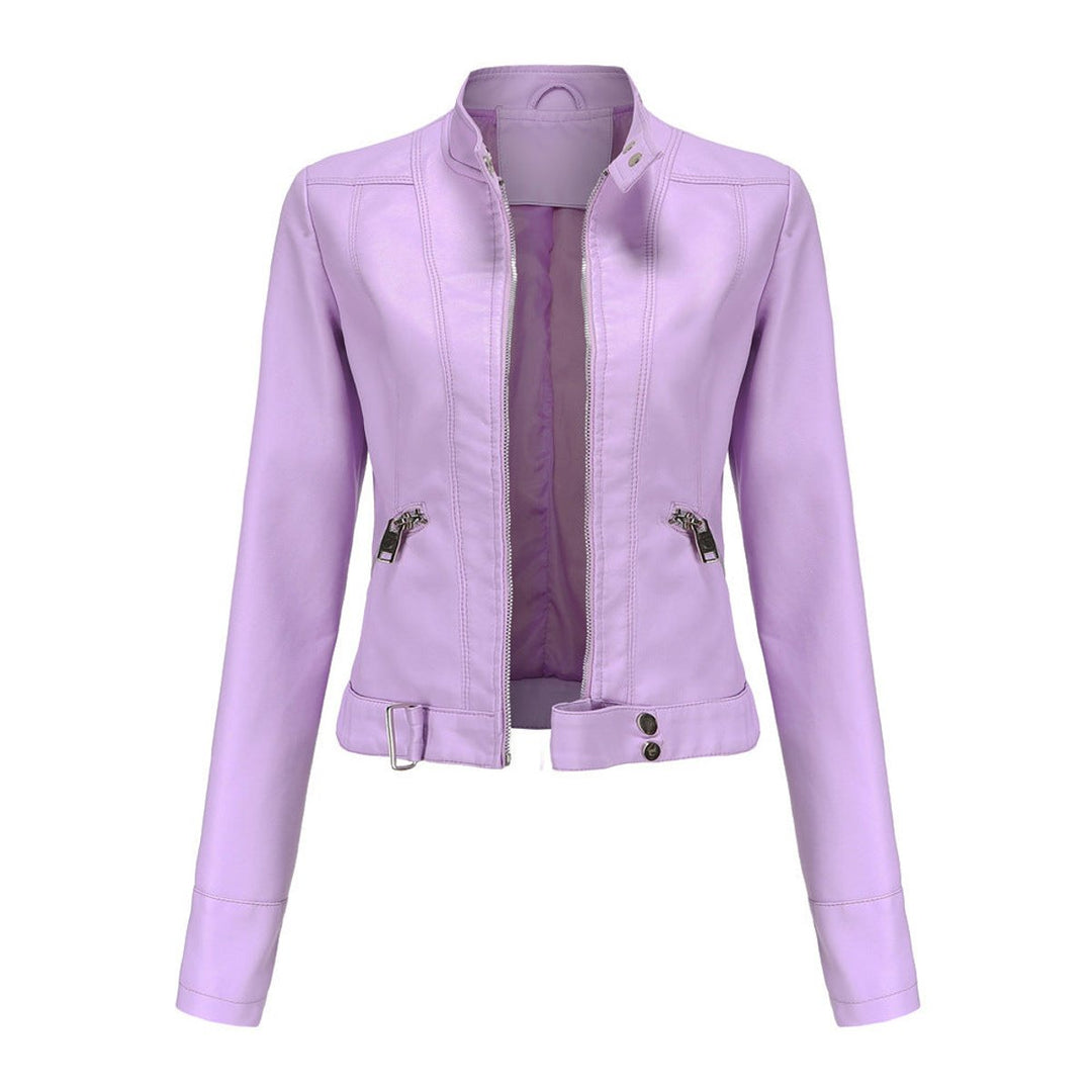 LUANA | Cropped Moto Jacket